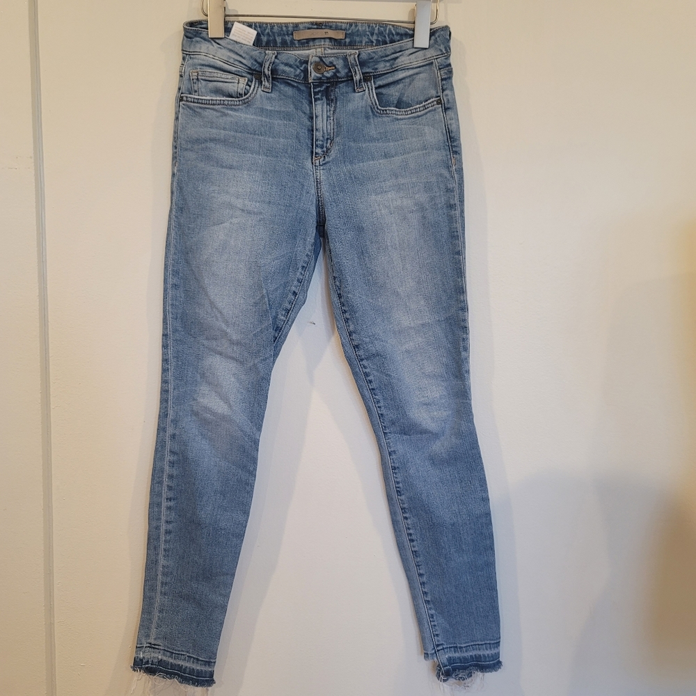 Light Blue Women's Slim Straight Jeans